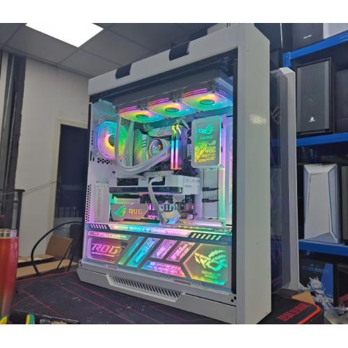 ROG白色太阳神14700KF电脑主机